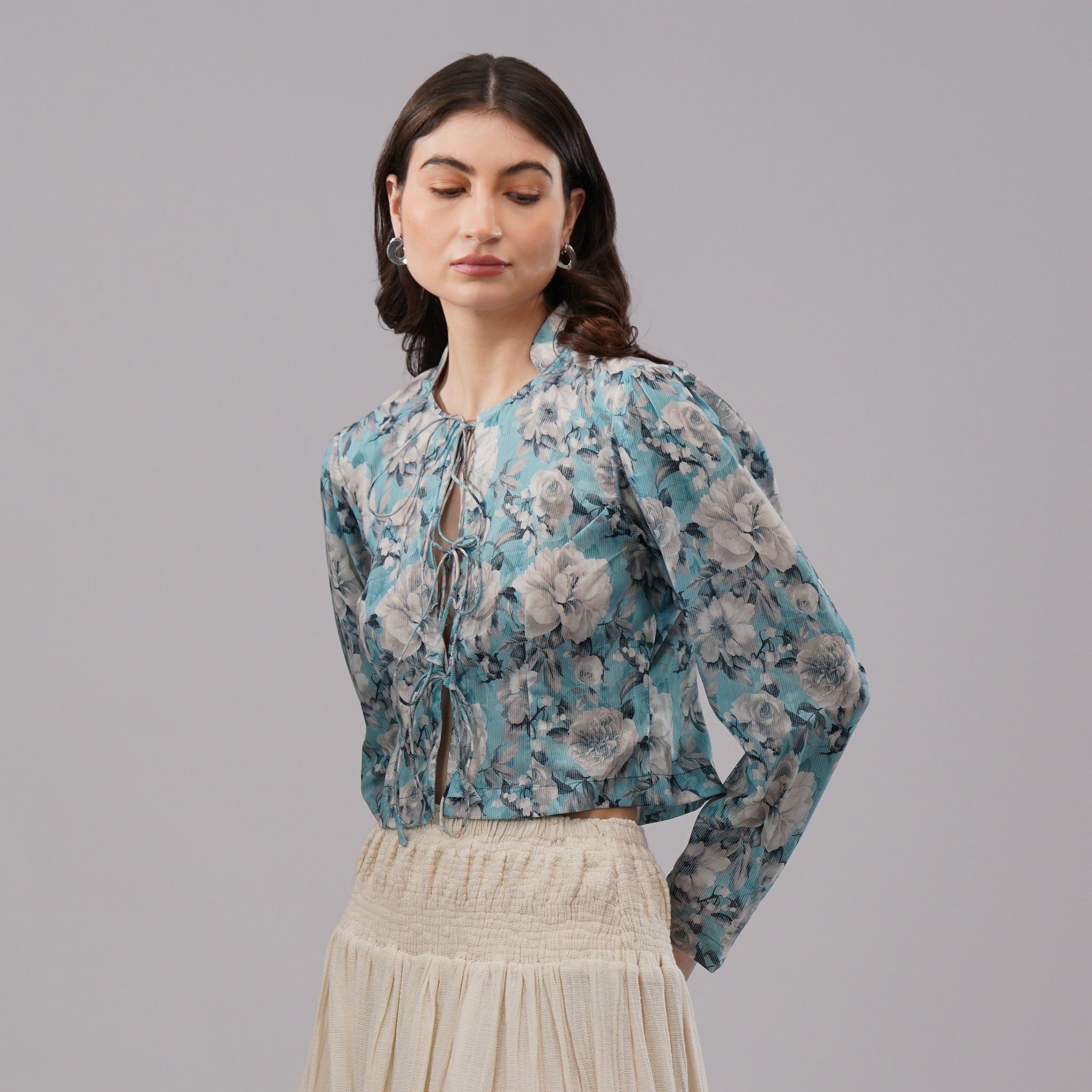 Full Moon Open Up Crop Top